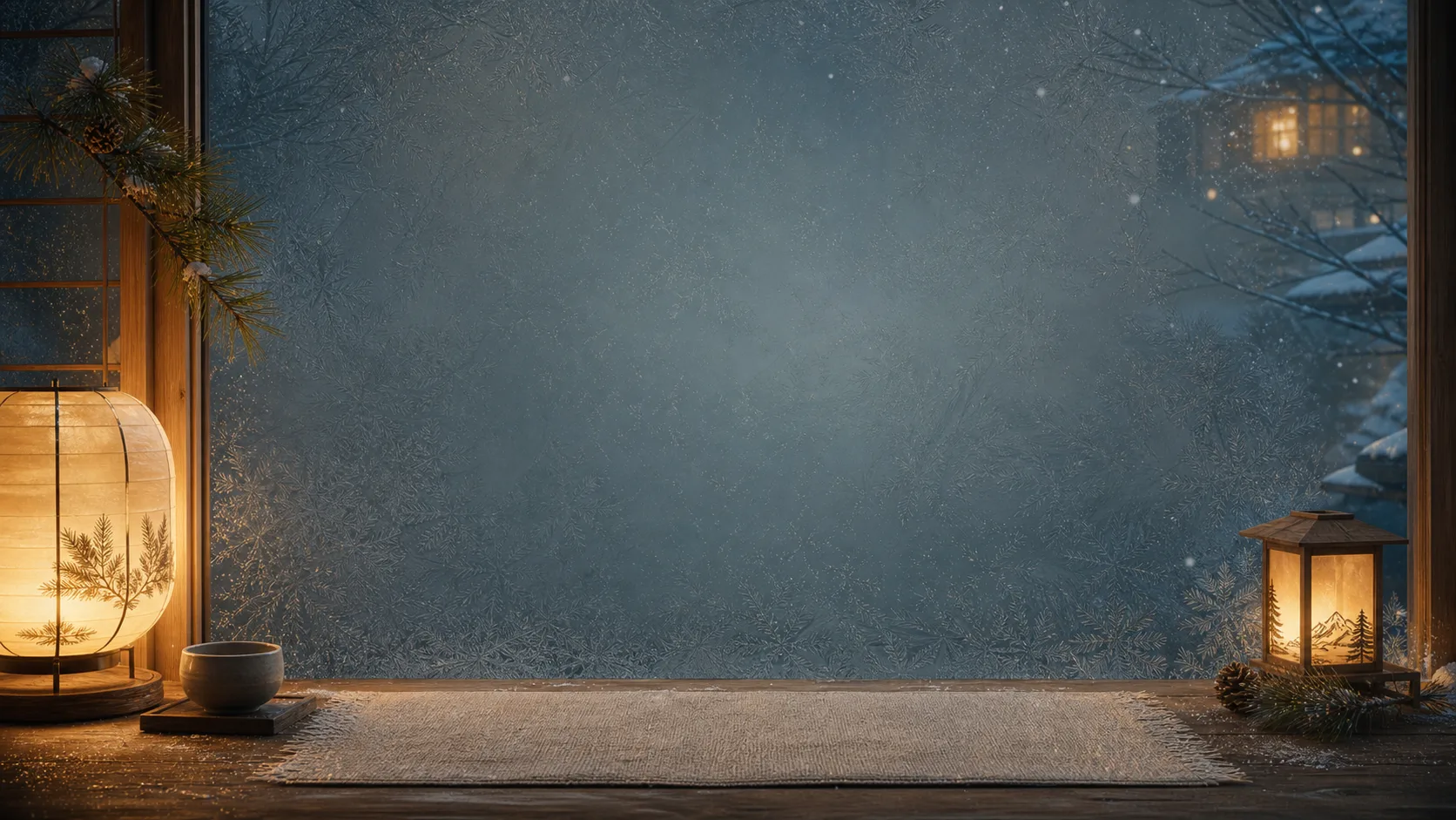 Snow Lantern scene
